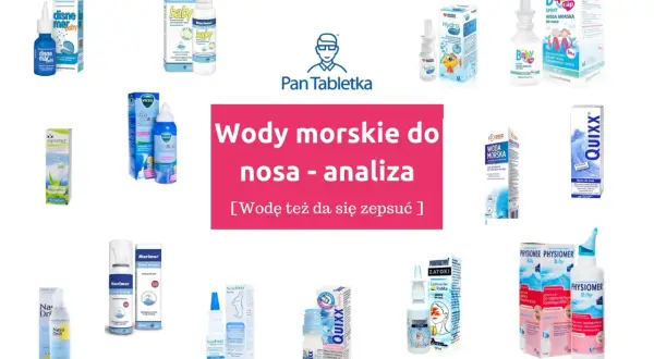 Wody morskie dla niemowląt: ranking i analiza. Na zdjęciu różne preparaty, np. Marimer Baby, Disnemar Baby, Baby Cap.