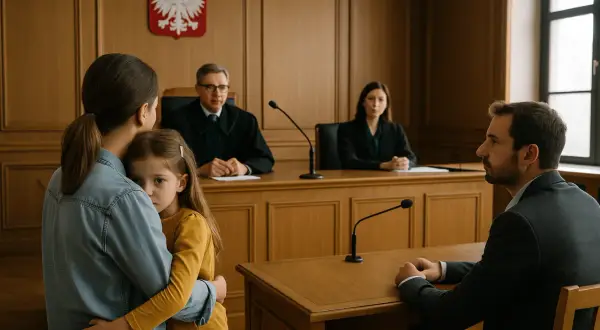 Matka tuli córkę w sali sądowej, gdy rozważano, za co mogą odebrać dzieci rodzicom.