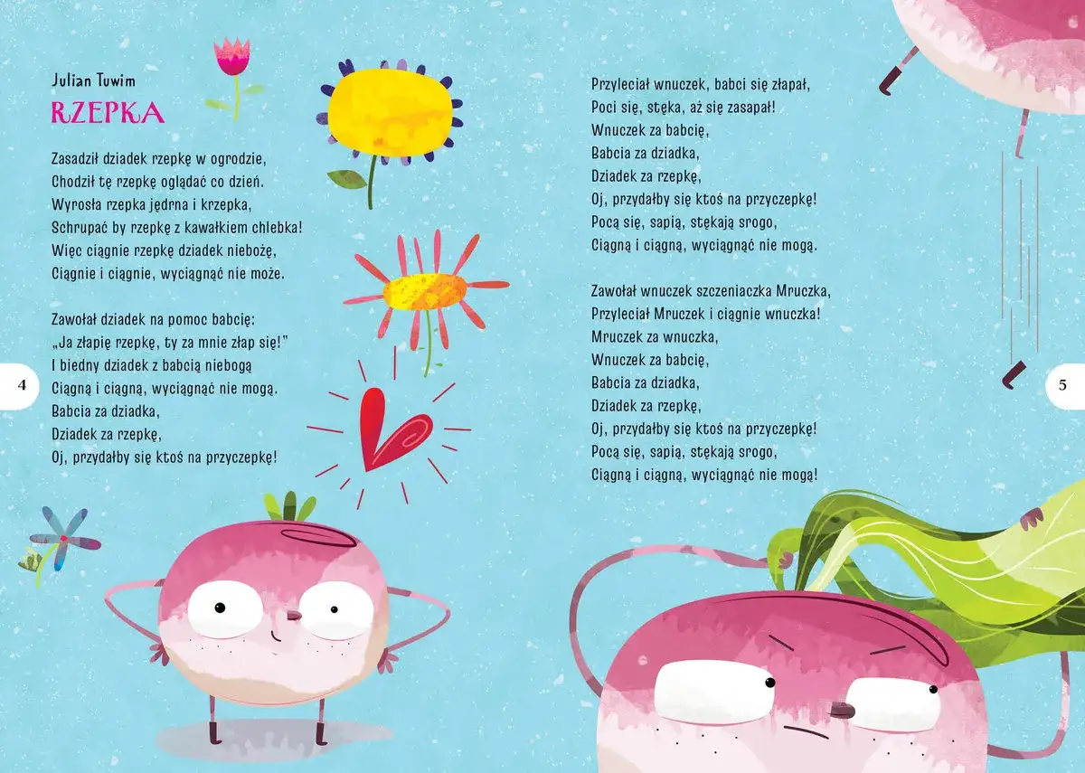 Ilustracja do wierszy z humorem Juliana Tuwima